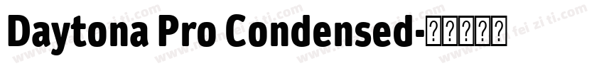 Daytona Pro Condensed字体转换